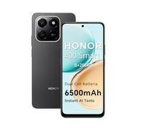 HONOR 400 Smart 4G Smartphone Dual SIM NFC Android 15, 8+256GB, 108MP+2MP con Pulsante AI Telefono, 6500mAh Dual-Cell Batteria, 6.77 Pollici 120 Hz Comfort Display, 5 stelle SGS&IP65, Velvet Black