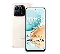 HONOR 400 Smart 4G Smartphone Dual SIM NFC Android 15, 8+256GB, 108MP+2MP con Pulsante AI Telefono, 6500mAh Dual-Cell Batteria, 6.77 Pollici 120 Hz Comfort Display, 5 stelle SGS&IP65, Desert Gold