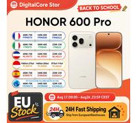 HONOR 600 Pro 5G Smartphone Versione EU Snapdragon 8 Elite Display AMOLED da 6,57” 6400mAh 80W SuperCharge 50W Wireless 12GB+512GB 200MP AI Ultra Night Design Unibody in Metallo eSIM AI Button NFC