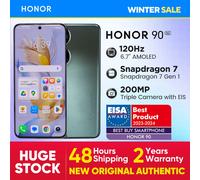 Honor 90 5G cellulare Snapdragon 7 Gen 1 200MP fotocamera 5000mAh batteria 66W SuperCharge 6.7 ''120Hz Display OLED aggiornamento OTA Black 8GB+256GB