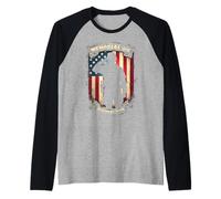 Honor and Remember Memorial Day Maglia con Maniche Raglan