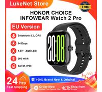 HONOR CHOICE INFOWEAR Watch 2 Pro Display AMOLED da 1,97" con cornice sottile Supporta barometro e bussola GNSS autonomo