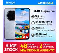 Honor Magic 7 Pro Smartphone 5G Nuovo 2024 Magic7 Pro Snapdragon 8 Elite Android 15 Tripla Fotocamera 200MP Nuovo Flagship Black