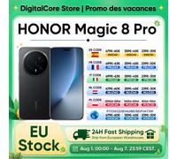 Honor Magic 8 Pro 5G Versione Globale, Smartphone con Snapdragon 8 Elite Gen 5, Fotocamera 200MP, Batteria 6270mAh, Ricarica 100W, Display OLED 6.71'', NFC, eSIM