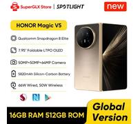 HONOR Magic V5 Versione globale Smartphone pieghevole 5G Snapdragon 8 Elite Display OLED LTPO da 7,95 pollici Batteria 5820mAh 66W SuperCharge