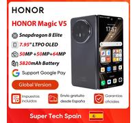 HONOR Magic V5 Versione globale Smartphone pieghevole 5G Snapdragon 8 Elite Display OLED LTPO da 7,95 pollici Batteria 5820mAh 66W SuperCharge Black