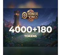Honor of Kings - 4000 + 180 Tokens Direct Top-Up - GLOBAL