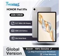 HONOR Pad X9a, 11.5 ″ 120Hz 2.5K Fullview Display,128GB di archiviazione, 8300mAh batteria, corpo in metallo sottile, quattro altoparlanti, Android 15, grigio