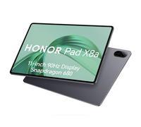 HONOR Pad X8A 4GB 64GB, Espandibile fino a 1TB, WIFI Tablet, 11 Pollici 90Hz Display, Snapdragon 680, 4 Altoparlanti, 8300mAh Batteria, Corpo in Metallo, Android 14, Google Service, Grigio