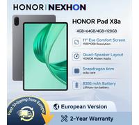 Honor Pad X8a Qualcomm Snapdragon 64 GB 27,9 cm (11") Wi-Fi 5 (802.11ac) Android 14 Grigio