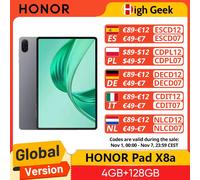 Honor Pad X8a Qualcomm Snapdragon 128 GB 27,9 cm (11") 4 GB Wi-Fi 5 (802.11ac) Android 14 Grigio