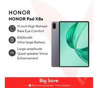 Honor Pad X8a Qualcomm Snapdragon 64 GB 27,9 cm (11") Wi-Fi 5 (802.11ac) Android 14 Grigio