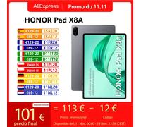 Honor Pad X8a Qualcomm Snapdragon 128 GB 27,9 cm (11") 4 GB Wi-Fi 5 (802.11ac) Android 14 Grigio