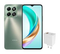 HONOR Smartphone X6b 4G, 4GB RAM, 128GB ROM, schermo 6,56" 90Hz TFTLCD, Batteria 5200mAh, Fotocamera 50MP, Helio G85, Android 14, Dual SIM, NFC (Verde)
