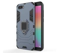 Honor View 10 Custodia, MHHQ 2 in 1 Armour stile resistente Hybrid Dual Layer Armatura Defender PC + TPU Custodie Case Cover con supporto magnetico per auto per Huawei Honor View 10 -Black Plus Gray
