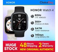 Honor Watch 4 Smartwatch Bluetooth Calling schermo AMOLED da 1.75 "monitoraggio dell'ossigeno nel sangue a lunga durata della batteria 5ATM Android IOS