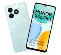 HONOR X5c Plus Smartphone Dual SIM, Telefono Cellulare 4GB 256GB, Fotocamera 50MP, Display Brillante e Dinamico da 6,74 Pollici a 90Hz Dopp ultra, Batteria 5130mAh, Android 15, Oceano Ciano