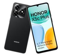 HONOR X5c Plus Smartphone Fotocamera 50MP, Dual SIM, Cellulare 4GB 256GB, Display Brillante e Dinamico da 6,74 Pollici a 90Hz Dopp ultra, Batteria 5130mAh, Android 15, Mezzanotte Nero