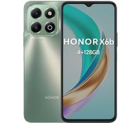 HONOR X6b Smartphone Android 14 Dual SIM NFC, batteria 5200 mAh, 4GB RAM 128GB telefono con Display 6,56 pollici 90Hz, fotocamera 50+2MP, Octa-core cellulare impronta digitale, Forest Green