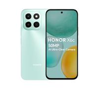 HONOR X6c - Telefoni cellulari sbloccati, schermo comfort oculare da 6,61", 120 Hz, 6 + 128 GB, batteria a lunga durata da 5300 mAh, fotocamera ultra chiara IA 50 MP, resistenza estrema alle cadute e