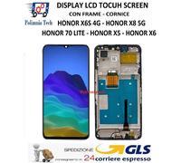 DISPLAY LCD TOUCH LCD XIAOMI REDMI 12 23053RN02L 23053RN02Y VETRO NERO FRAME GLS