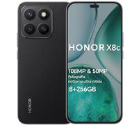 HONOR X8c Smartphone Android 15 Dual SIM 4G, 8GB RAM 256GB, AMOLED da 6.7 pollici display telefono con Qualcomm Snapdragon 685, 108&50MP, 5000 mAh, AI Eraser, Midnight Black[Versione italiana]