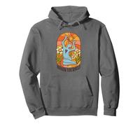 Honor Yourself - Vintage Anni '70 Sole Fiore Pace Art Felpa con Cappuccio