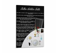 Honoring Our Heroes Canvas Art - Patriotic Tribute Wall Poster for Home Office, Study, or VA Room(Unframed,16x24inch(40x60cm))