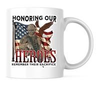 Honoring Our Heroes Tazza Eleganti Mug Unico Tazzine Da Caffè Per Cappuccino Ufficio Tè 330Ml