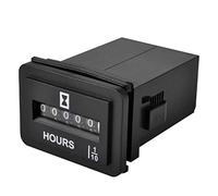 HonorMeet Contaore analogico, AC da 110 V a 250 V, Ore totali per manutenzione, Memorizzazione dati per trattorino tosaerba Compressore d'aria per camper.(REC-AC)