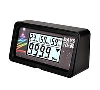 HonorMeet Digital Activity Timer, Countdown and Count Up Tracking, Orologio 12/24 Ore, Display retroilluminato per Natale, Capodanno, Anniversario di Matrimonio, Pensionamento. (200C)