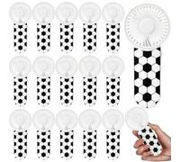 Honoson 18 mini ventagli da calcio portatili con cordino, per giochi di squadra, sport all'aperto, bomboniere, batteria non inclusa