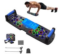 HONPHIER Tavola per Piegamenti con Timer Pieghevole Flessioni Attrezzi Push Pp Board multifunzione 30 in 1 Tavola per Flessioni Fitness e l'allenamento Muscolare