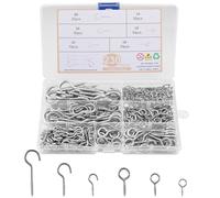 HonQiShiMY 230 Pezzi Viti per Occhielli Ganci a Tazza, Vite Oculare,Gancio a Vite, Viti a Testa Tonda,di Ganci a Soffitto Ganci a Vite Multiuso,Oggetti Decorativi e Progetti Artigianali