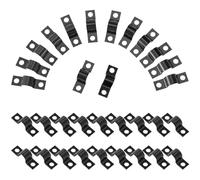 HonQiShiMY Set di 50 morsetti per tubi a U, morsetto universale per funi metalliche per il fissaggio, morsetto a U e clip di bloccaggio come morsetti a chiodo per tubi flessibili, cavi, tubi e linee