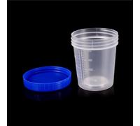 Honseadek 10 misurini graduati in plastica da 120 ml con coperchio, per cucina, cucina, laboratorio, liquidi e polvere, pori, 1 pezzo