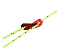 Honseadek 10 tendicinghia in lega di alluminio per tende da campeggio, corde di fissaggio, regolabili, per tende, tettoie, attrezzatura da trekking all'aperto, colore rosso, 39 mm