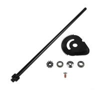 Honseadek 7380919b Albero dello sterzo più boccola compatibile Avere per Craftsman Set per Troy per tosaerba Sostituzione diretta con set di sterzo 4 pezzi nero