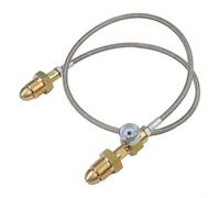 Honseadek Adattatore per stazione di ricarica BS341 No.3 compatibile con bombola cilindro Argon UK, 90 cm in acciaio inossidabile ad alta pressione per connettore G5/8 per apparecchiature di saldatura