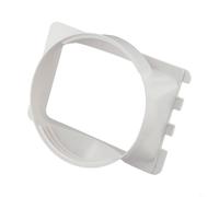 Honseadek Adattatore portatile per tubo di scarico del condizionatore d'aria da 15 cm, connettore per condotto in ABS, tubo di sfiato da 150 mm, interfaccia posteriore facile da installare, grigio
