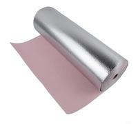 Honseadek Adesivo da parete in lino, 50 cm, per bagno, 3D, in schiuma, per camera da letto, decorazione per casa, soggiorno, cucina, 10 m (rosa)