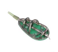 Honseadek Alimentatore da 100 g per esche in linea da 20 g per carpe con gamma di rilascio aerodinamico clip da pesca più semplice