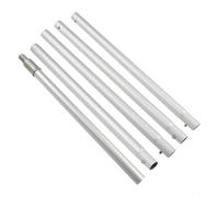 Honseadek Asta telescopica da 3,5 m, asta in lega di alluminio a 9 sezioni, regolabile da 0,4 m a 3,5 m, design leggero antiruggine, connessione filettata
