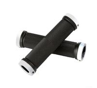 Honseadek Bloccaggio per Manopole Antiscivolo Manubrio Per Bici Mountain Lega per Avere - Alluminio Standard per Biciclette Coppia / Set 1 Bulloni (13x3.3x6.6cm) (Bianco)