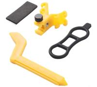 Honseadek BT110B - Cavalletto professionale per la regolazione del cerchione, con indicatore percentuale, strumento per la manutenzione della bicicletta, strumento di riparazione in officina a casa