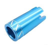 Honseadek Canna da pesca a traina, accessorio per canna da pesca con tappo di testa per barca, diametro esterno 27 mm, compatibile con giunto cardanico fai da te (confezione da 1) (blu)