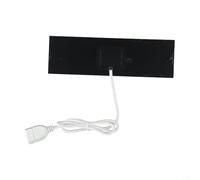 Honseadek Caricatore del pannello solare 2W USB Monocristallino Silicon Power Bank Caricabatteria per 3.7V-5V Dispositivi Giardino Luce Fan Outdoor Portatile