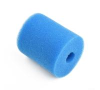 Honseadek Cartuccia in spugna lavabile riutilizzabile per piscina compatibile con attrezzatura da piscina di tipo H Sostituzione filtro in schiuma blu 102 x 9 cm