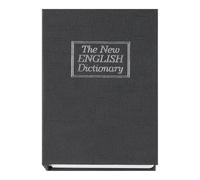 Honseadek Cassaforte a forma di libro segreto, con serratura a combinazione per una conservazione sicura, design compatto, adatta per mensole o cassetti, gioielli, chiavi, contanti, blu scuro (nero)