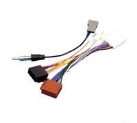 Honseadek Cavo adattatore ISO per autoradio per Nissan con connettore antenna, cavo ABS nero per installazione diretta, compatibile con radio Nissan (controllare il codice articolo)